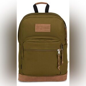 JanSport Right Pack Premium Backpack COLOR: Army Green NWOT